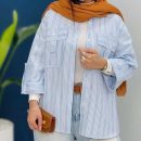 مانتو لش جیب صلیبی (پک 6 عددی)