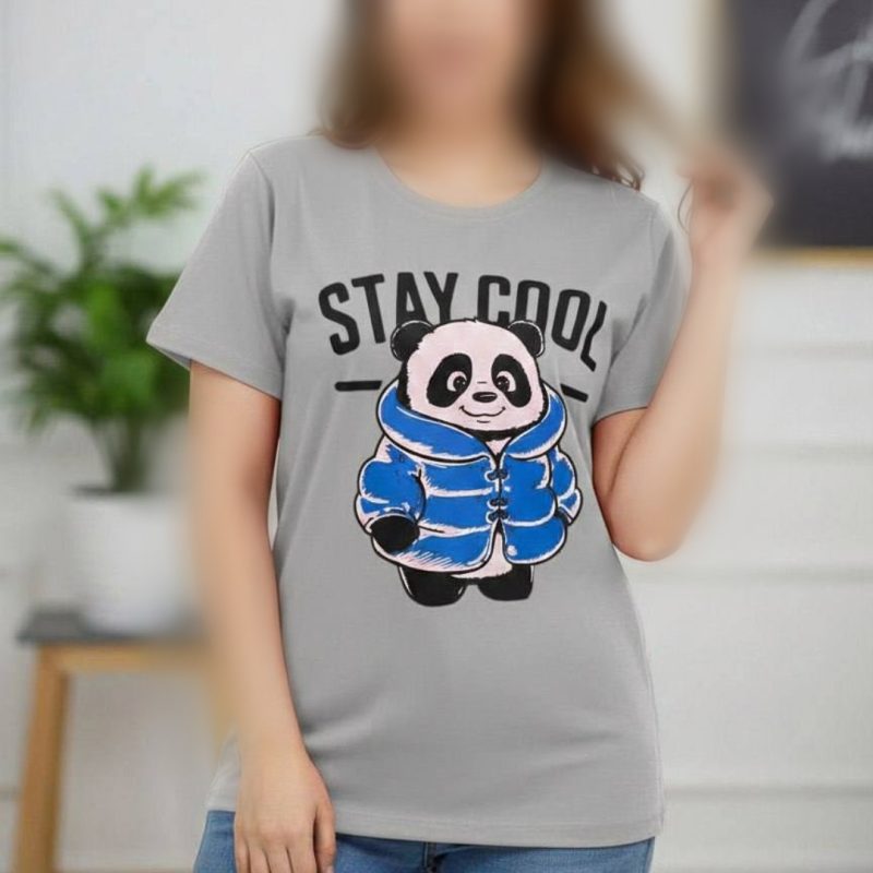 تیشرت چاپ خرس پاندا (پک 6 عددی)