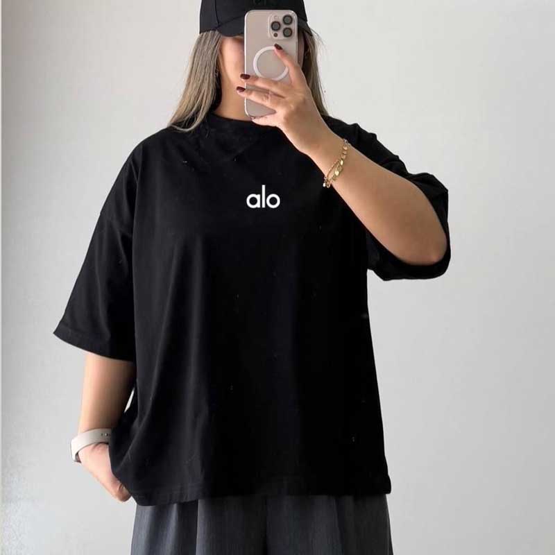 تیشرت باکسی چاپ alo  اسپرت(زنانه  مردانه) (پک 4 عددی)