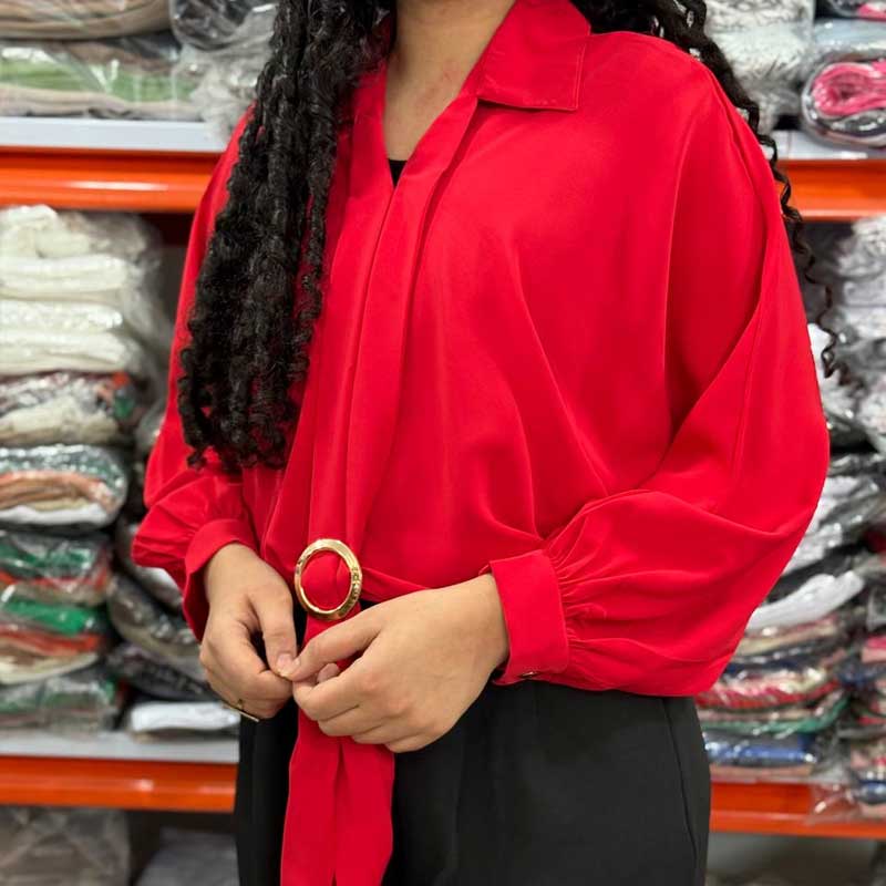 شومیز کرواتی الیزه گرم بالا (پک 6 عددی)