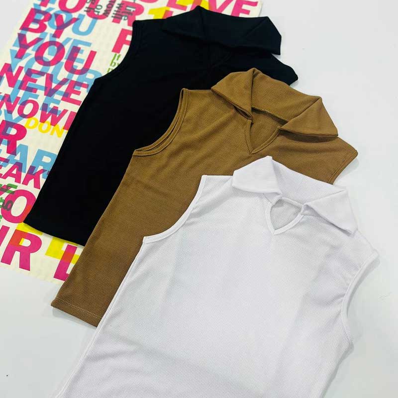 تاپ بیسیک بلند یقه مردانه (پک 6 عددی)