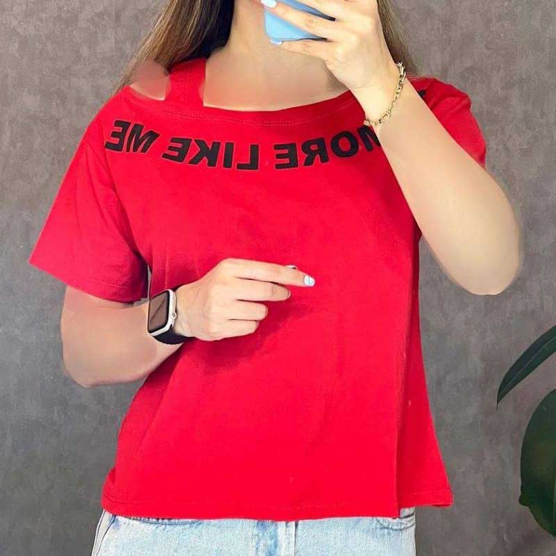 کراپ یقه قایقی رومی (پک 6 عددی)