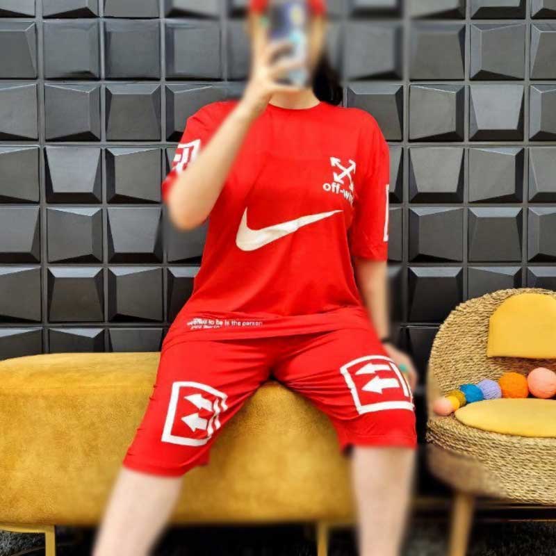 تیشرت و شلوارک چاپ نایک (پک 6 عددی)