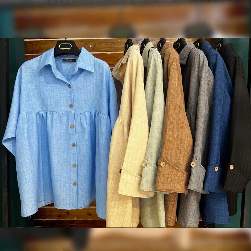 شومیز مانتوی عروسکی شانتن (پک 7 عددی)