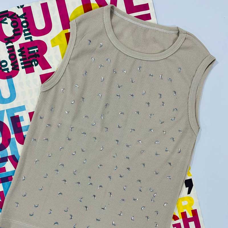 کراپ تاپ نگین حرارتی ماه (پک 6 عددی)