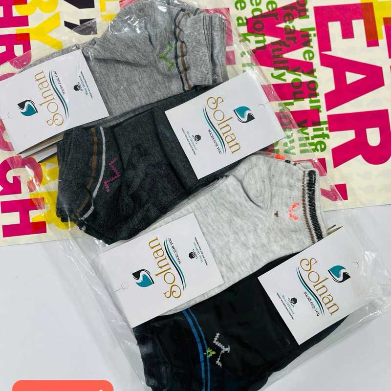 جوراب اسپرت نیم ساق (پک 12 عددی)