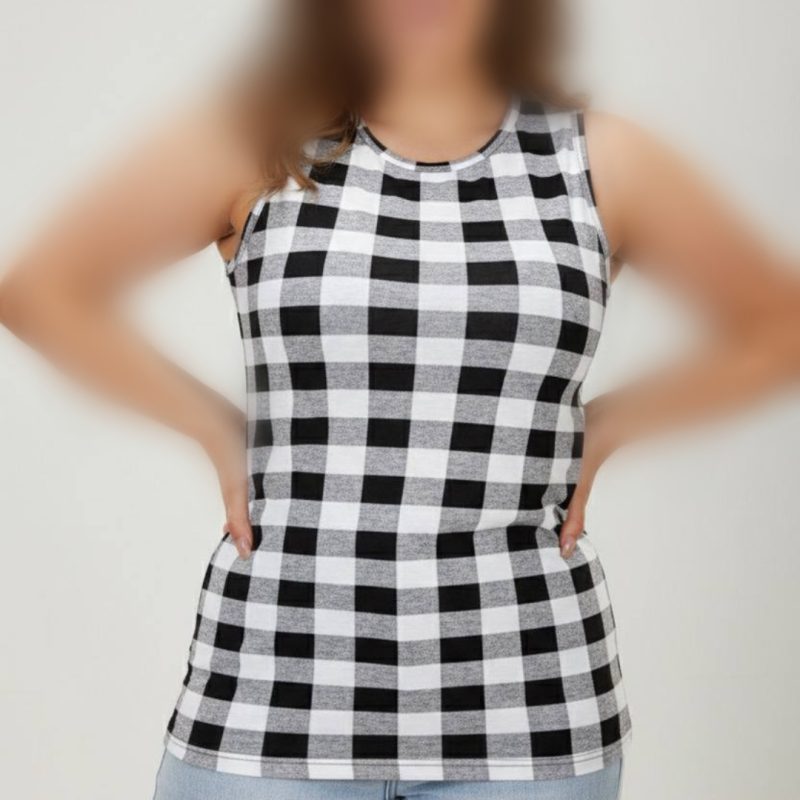 تاپ فول قواره چهارخونه (پک 6 عددی)