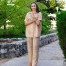 ست مانتو شلوار [کمری جدا و دکمه و زیپ‌خور]  (پک 7 عددی)