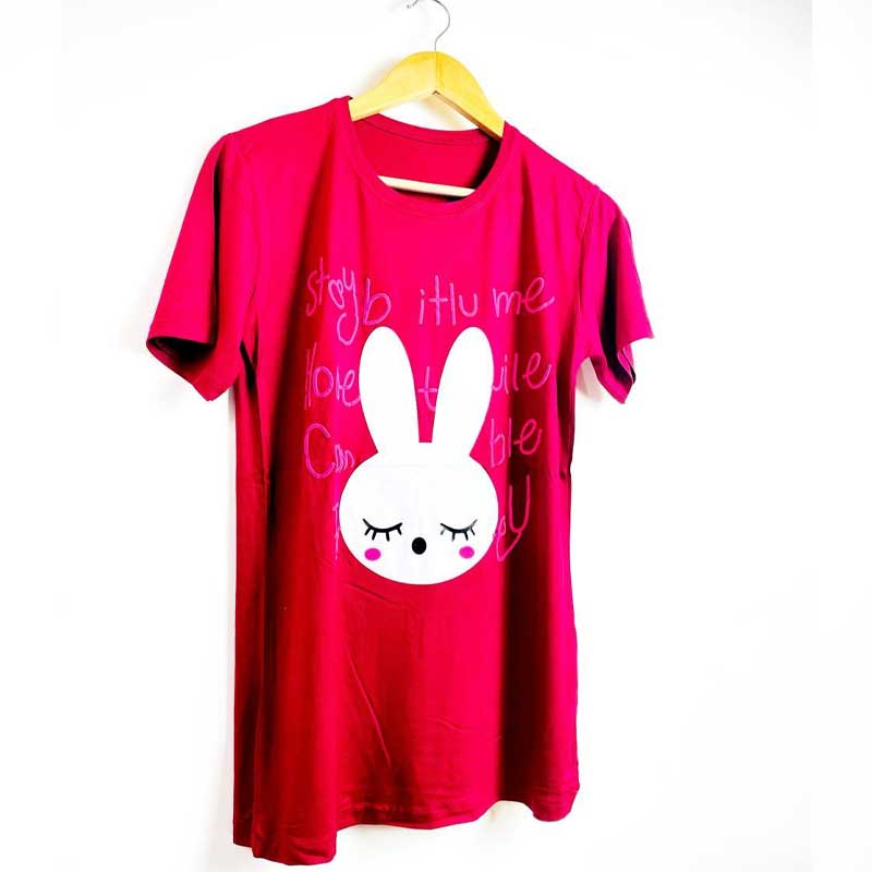 تیشرت چاپ پفکی لوپو (پک 6 عددی)