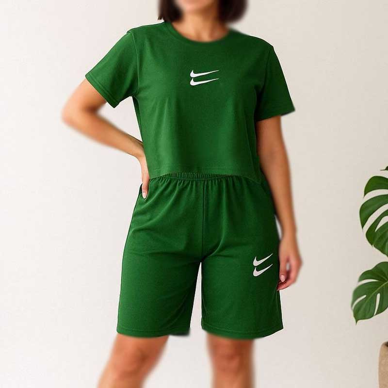 ست کراپ شلوارک ۲ نایک (پک 6 عددی)