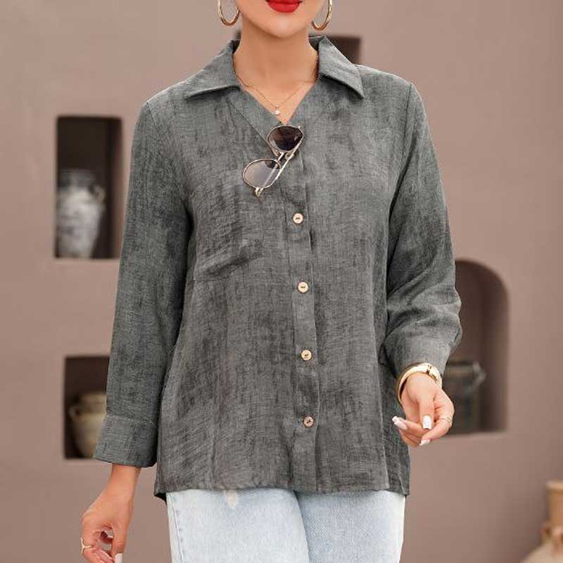 تشومیز مانتوی یقه ۷ (پک 5 عددی)