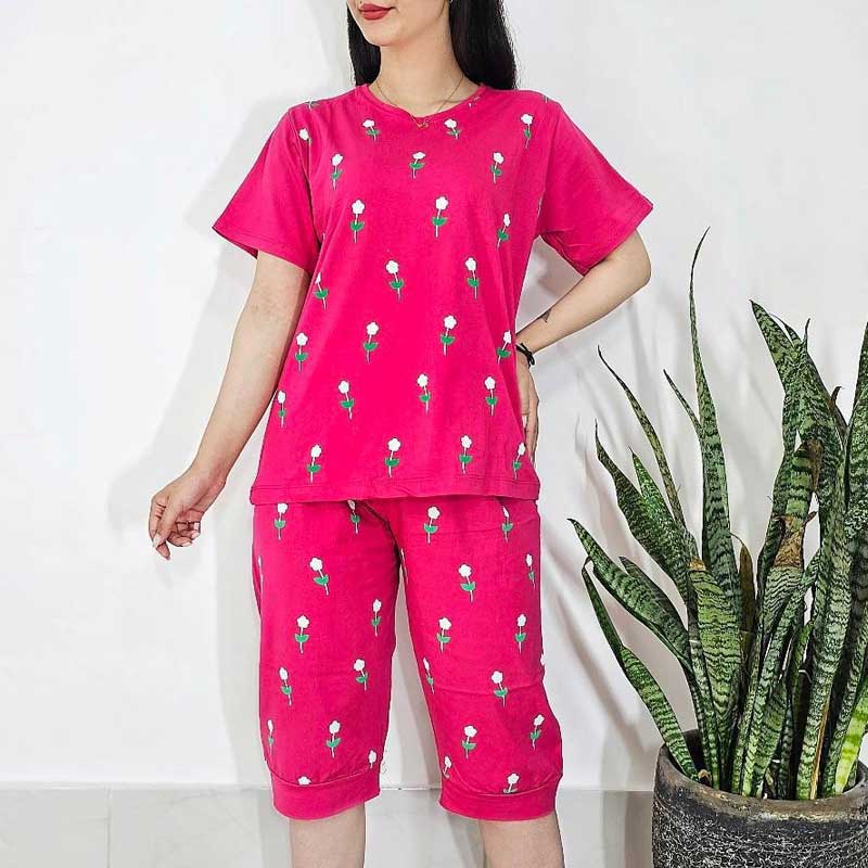 تیشرت شلوارک (چاپ نهال ) (پک 6 عددی)