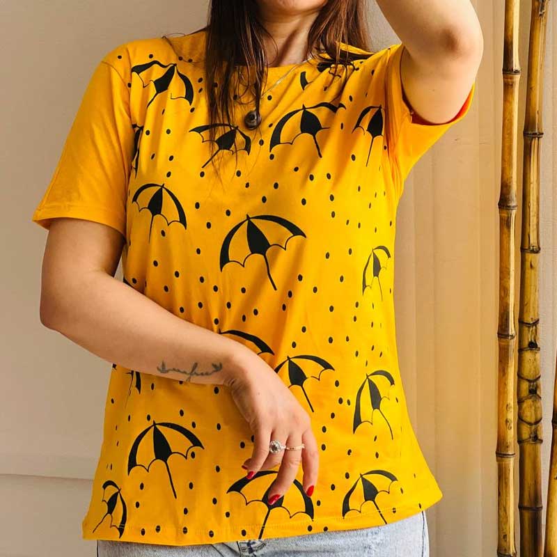 تیشرت چاپ چتر (پک 6 عددی)