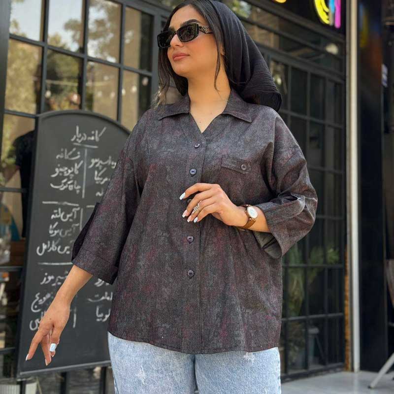 مانتو تک جیب  آستین پاگون (پک 5 عددی)