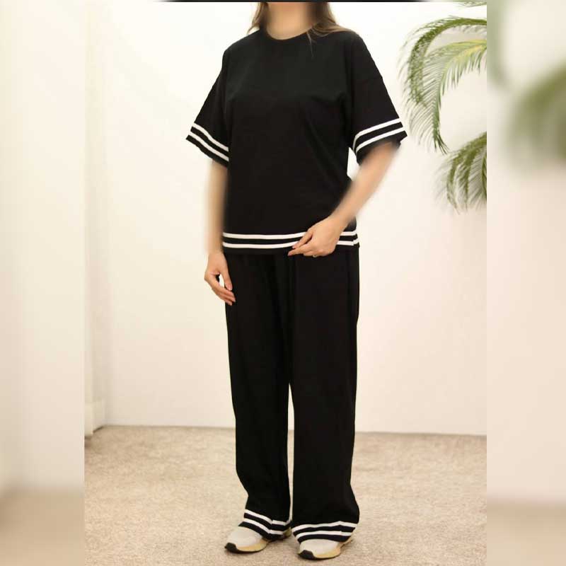 ست لانگ شلوار نواری (پک 6 عددی)