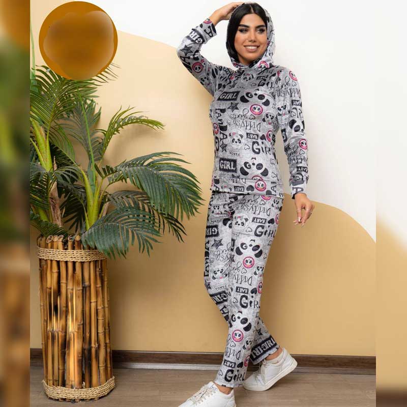 ست هودی و شلوار اینه ای (پک 6 عددی)