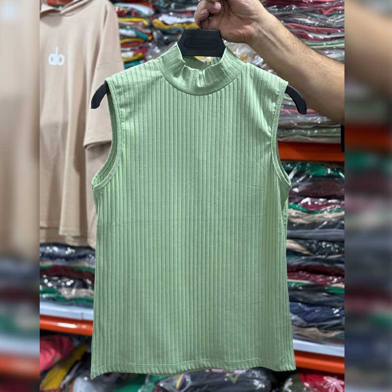 تاپ بیسیک یقه ۵ سانت (پک 5 عددی)