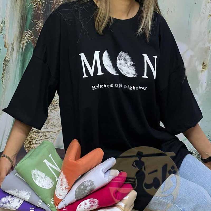 تیشرت لانگ لش مون (پک 6 عددی)