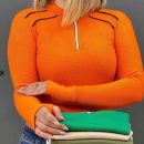تیشرت نیم زیپ مغذی دوز (پک 6 عددی)