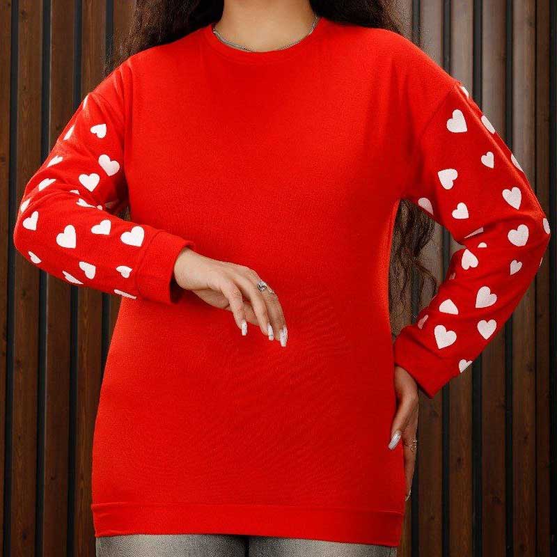 بلوز آستین دار قلبی ( پک 5 عددی)