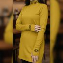 تونیک فینگر دار یقه اسکی ( پک 6 عددی)
