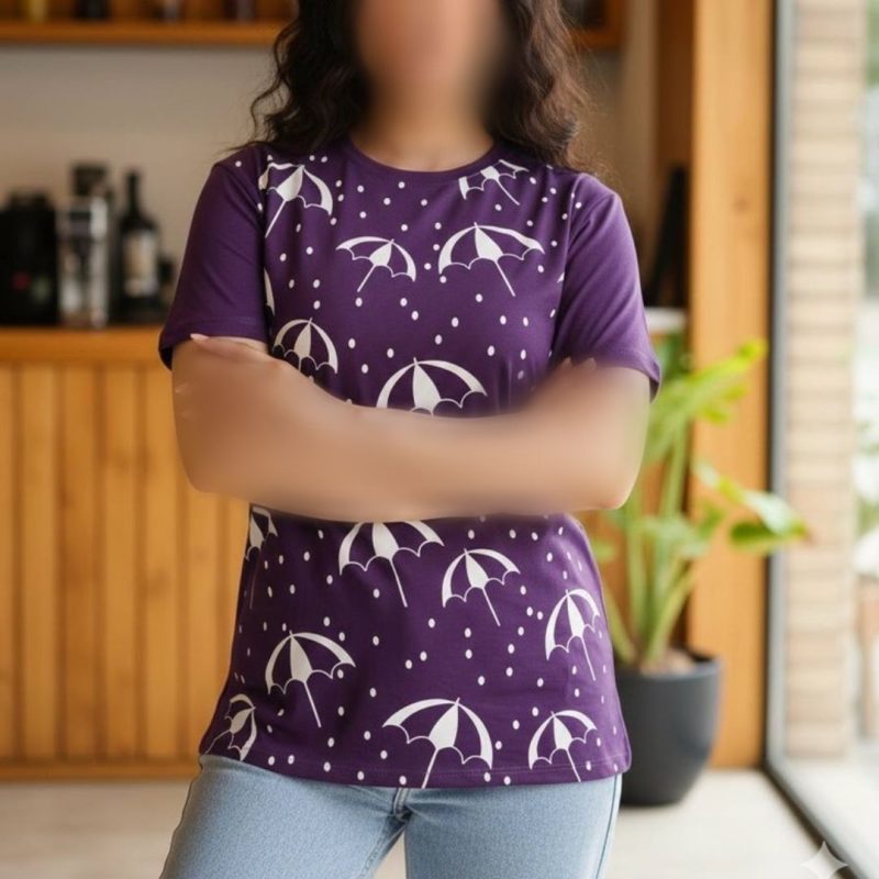 تیشرت  چاپ چتر (پک 6 عددی)