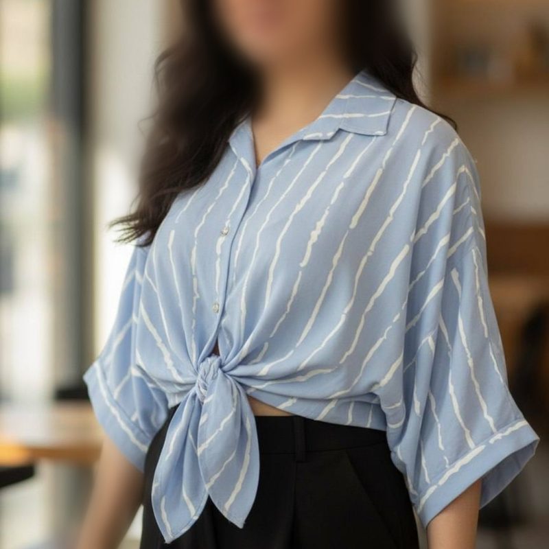 شومیز جلو گره ای (پک 6 عددی)