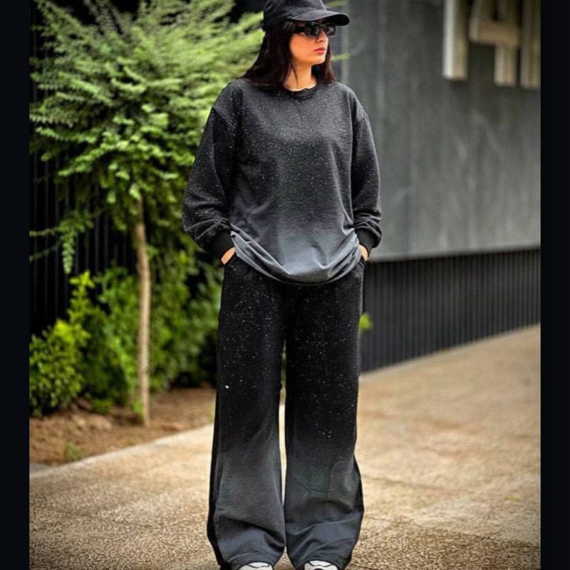 ست بلوز شلوار بگ کهکشانی عمده (پک 3 عددی)