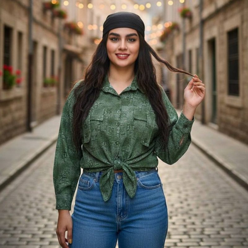 مانتو جیب صلیبی عمده (پک 5 عددی)