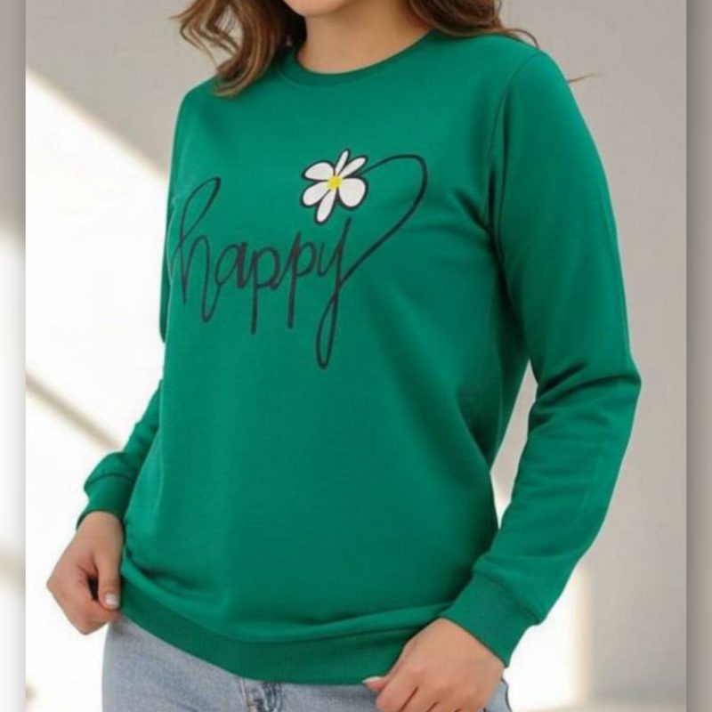 بلوز آستین بلند چاپدار عمده (پک 6 عددی)