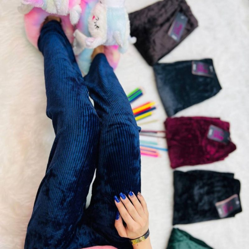 شلوار مخمل کبریتی مارک نانو عمده (پک 6 عددی)