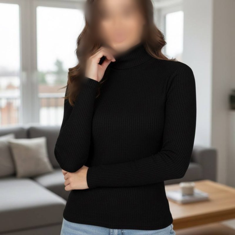 بلوز یقه اسکی ۱۰ سانت بیسیک عمده (پک 6 عددی)