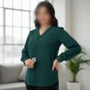شومیز جلو دکمه خرج کار گیپور عمده (پک 8 عددی)