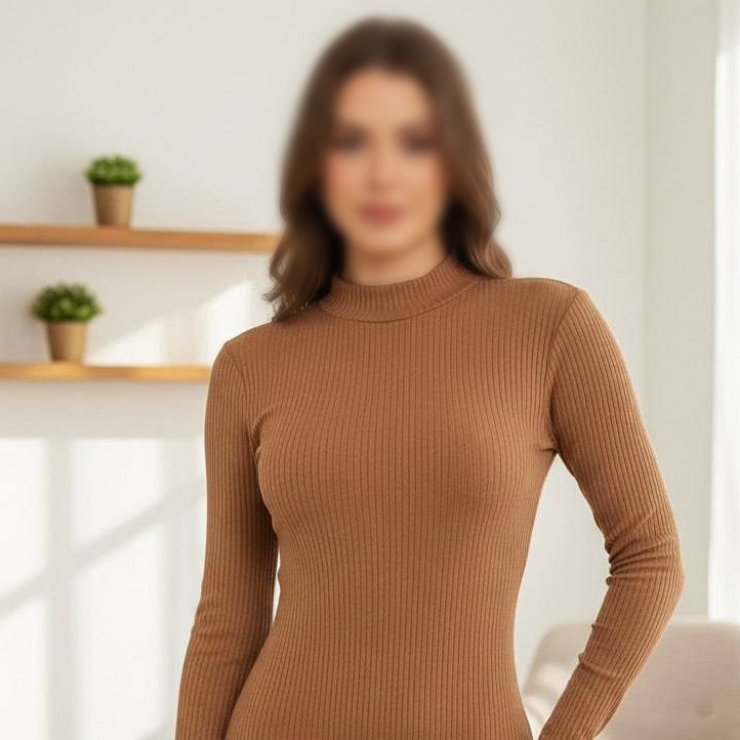 بلوز بیسیک یقه ۳ سانت عمده (پک 6 عددی)