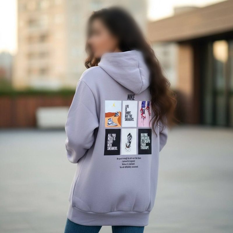 هودی قواره داره ۲ طرف چاپ نایک (پک 4 عددی)