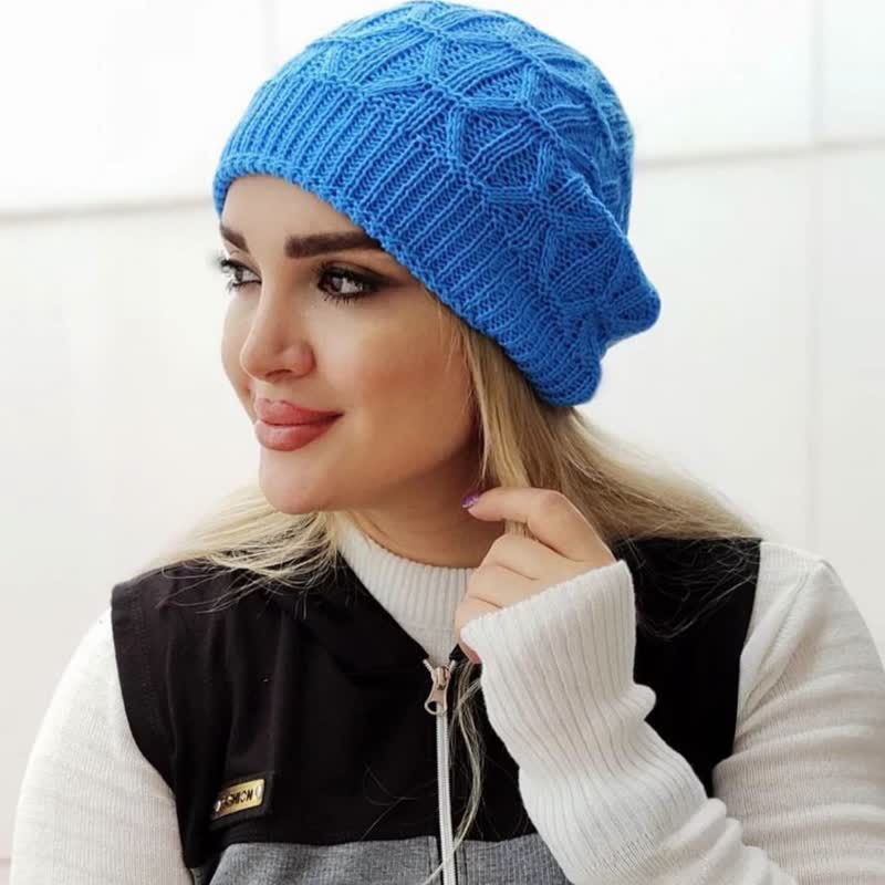 کلاه بافت حصیری رنگی