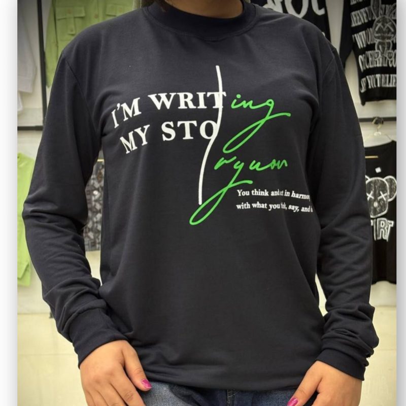 بلوز آستین دار چاپ دار عمده (پک 6 عددی)