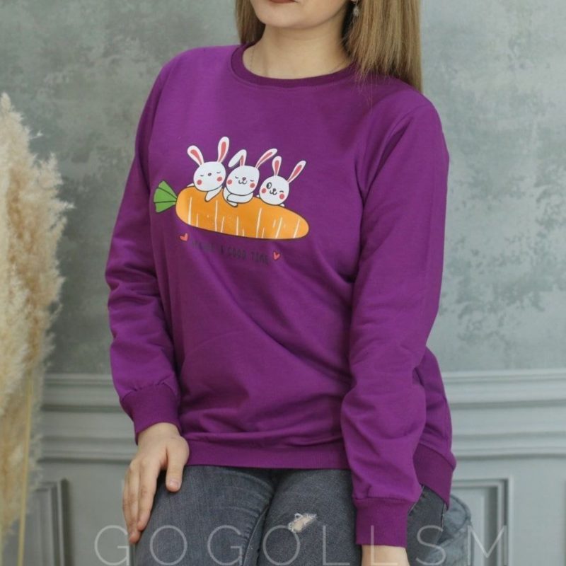 بلوز چاپ دار عمده (پک 6 عددی)