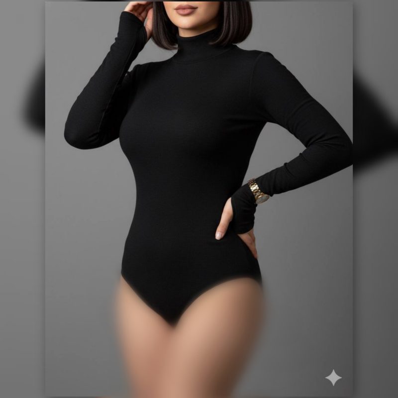 بادی بیسیک فینگری یقه اسکی عمده (پک 6 عددی)