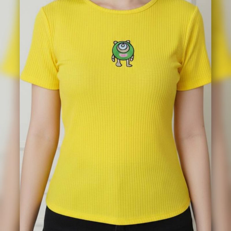 کراپ تاپ گلدوزی مایک عمده (پک 6 عددی)