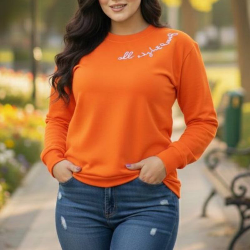 ️بلوز آستین دار چاپ دار عمده (پک 6 عددی)️