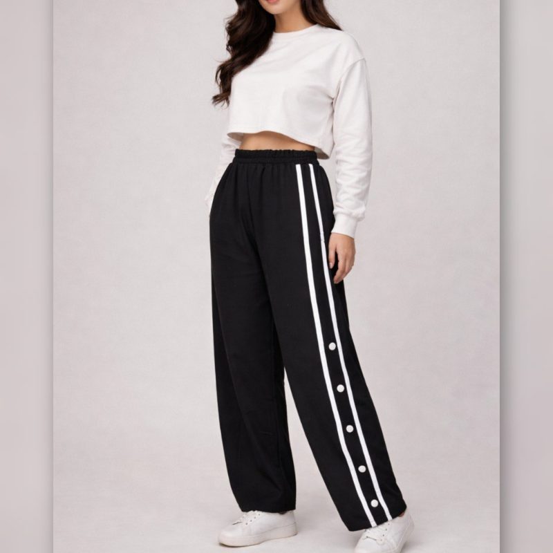 ️شلوار اسلش بگ قواره دار عمده (پک 4 عددی)️