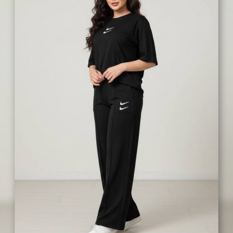 ️ست دبل نایک مشکی عمده (پک 4 عددی)️