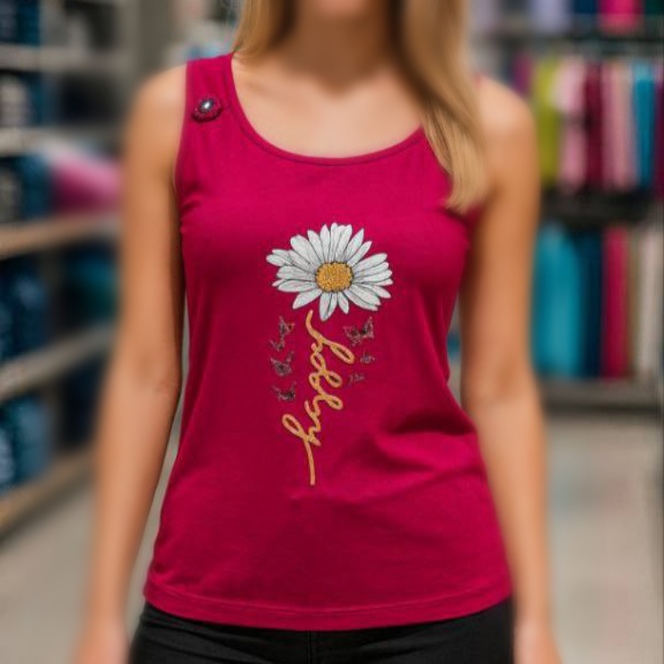 ️تاپ افتابگردان خرجکار گل عمده (پک 5 عددی)