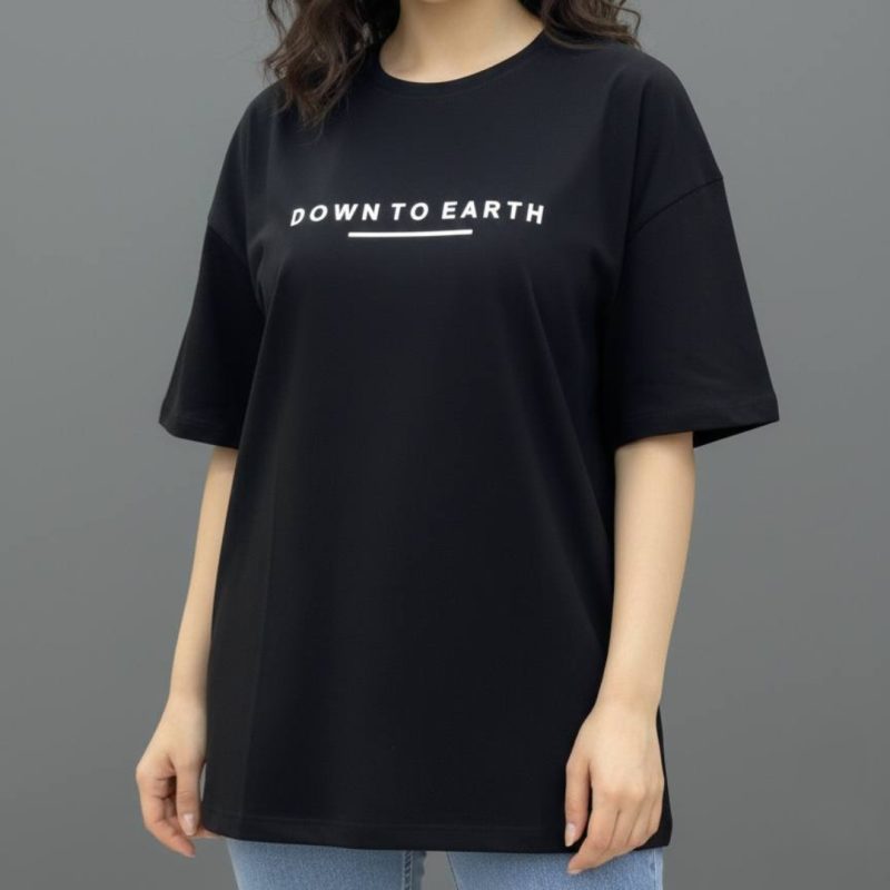 تیشرت باکسی ترک چاپ انگلیسی عمده (پک 8 عددی)