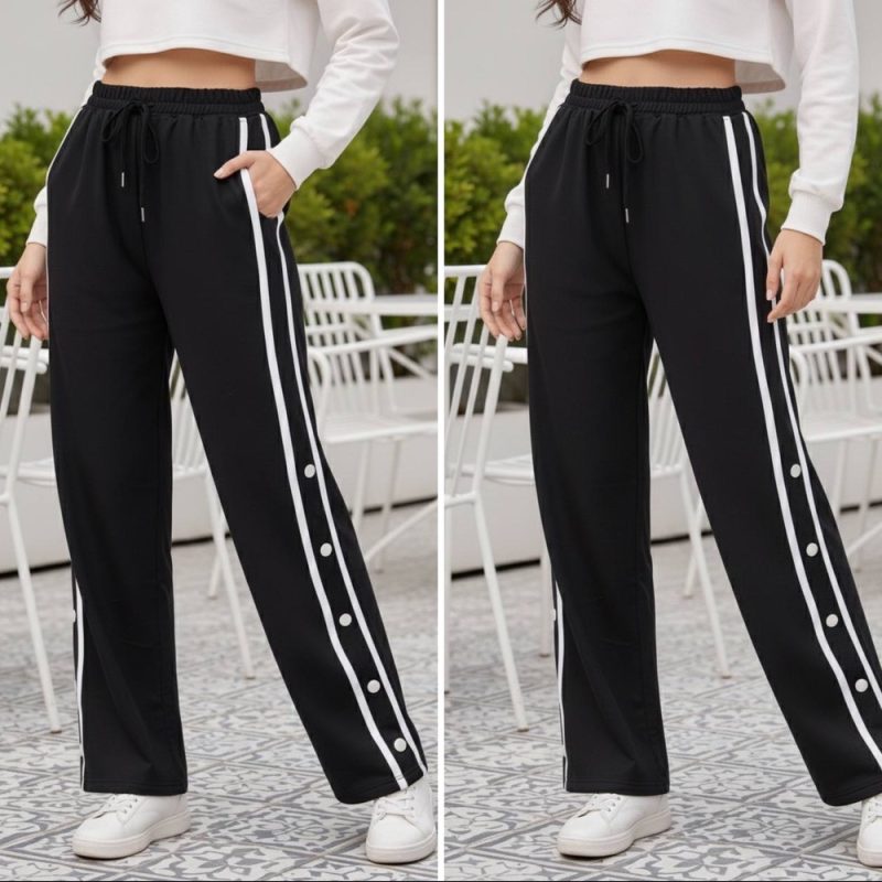 شلوار اسلش بگ قواره دار عمده (پک 4 عددی)️