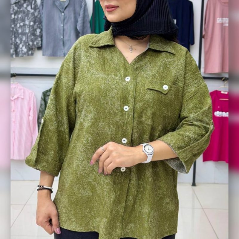 شومیز باکسی استین پاگون عمده (پک 4 عددی)