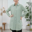 مانتو بلند و قواره دار ۲ جیب عمده (پک 5 عددی)