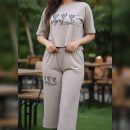 ست تیشرت وشلوارک قواره دار عمده (پک 6 عددی)