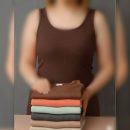 تاپ یقه گرد قواره دار عمده (پک 6 عددی)